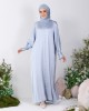 THURAYA JUBAH IN GLACIER GREY