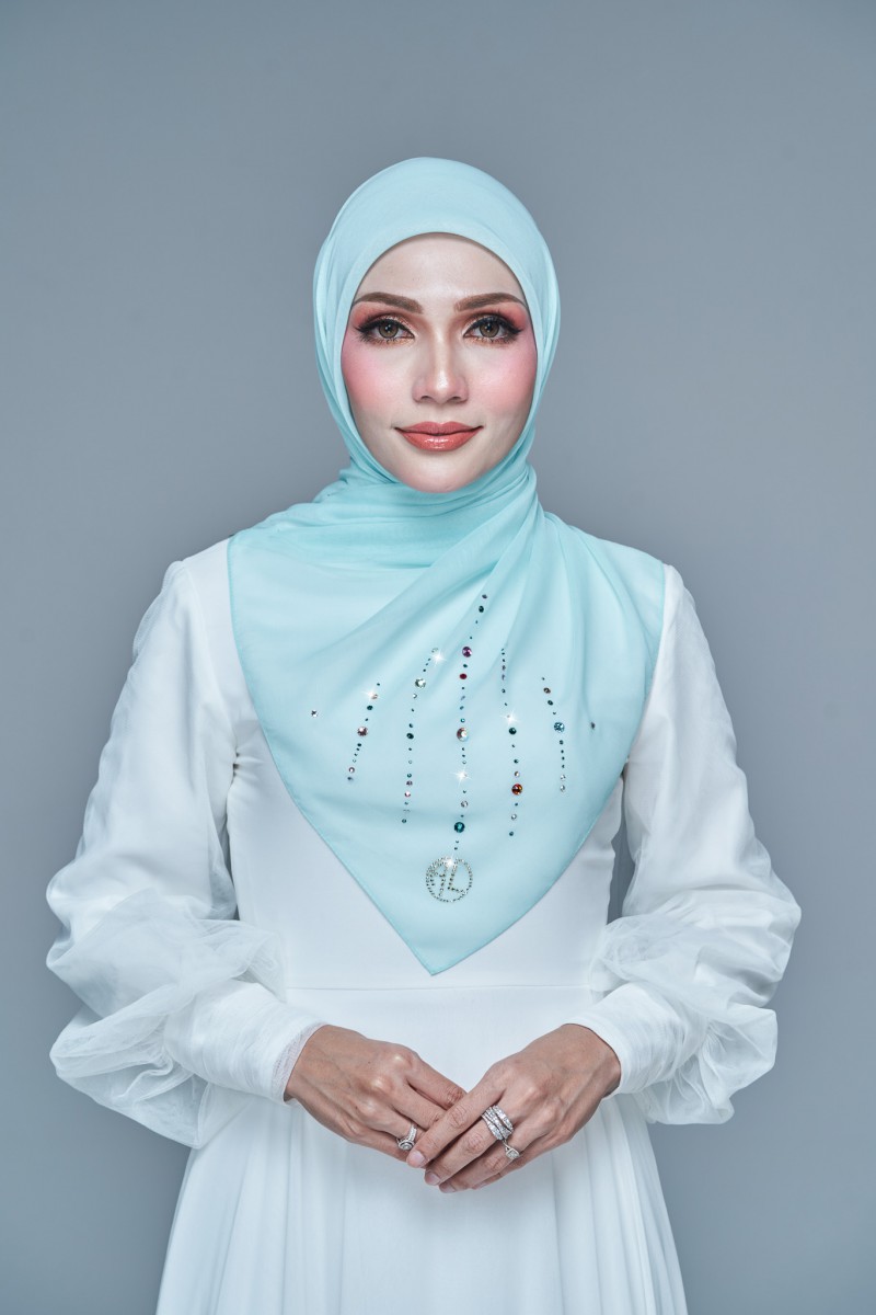 SQ RIKA VOILE PLAIN DIAMOND