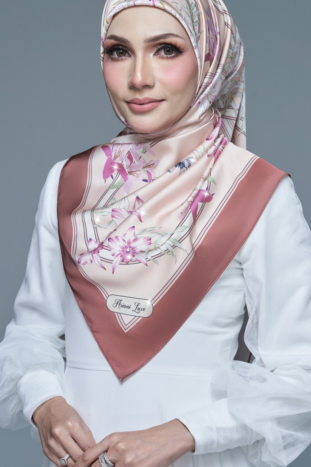 SQUARE SILVIA PRINTED DIAMOND 279