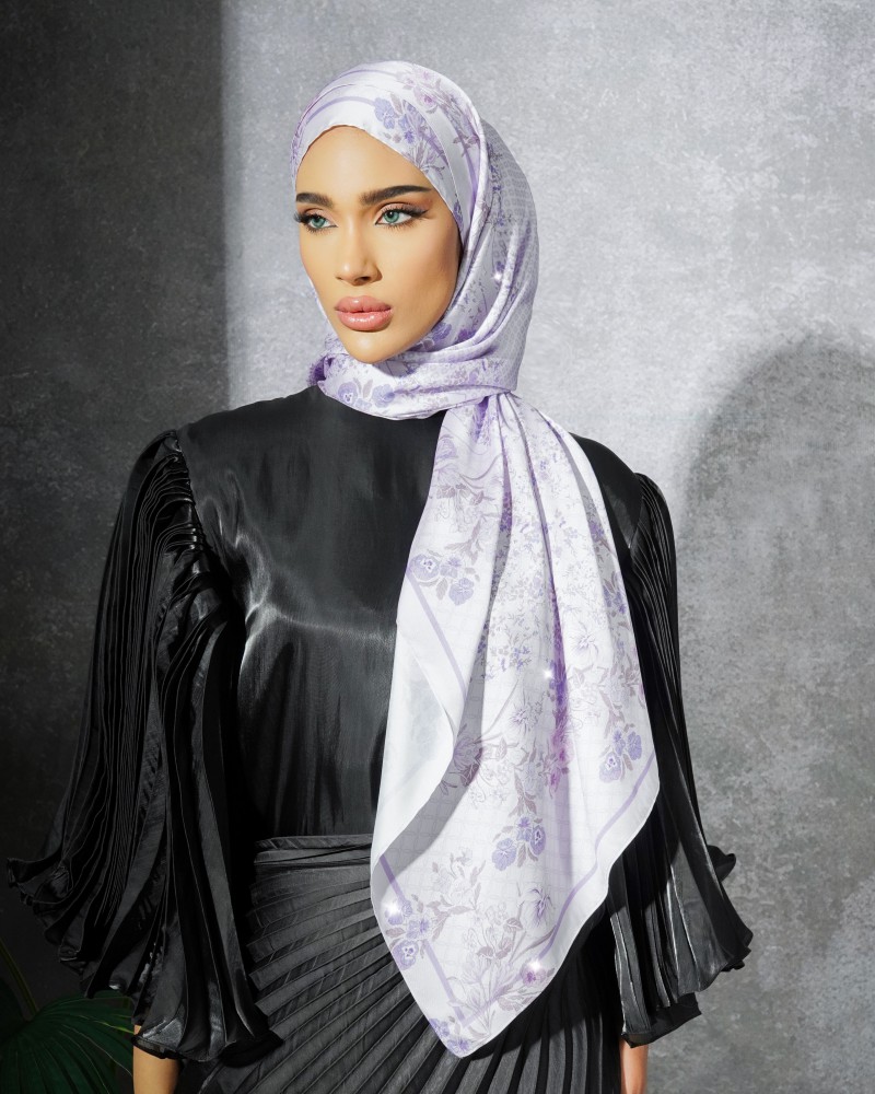 SHAWL AUBREY PRINTED DIAMOND LUXE