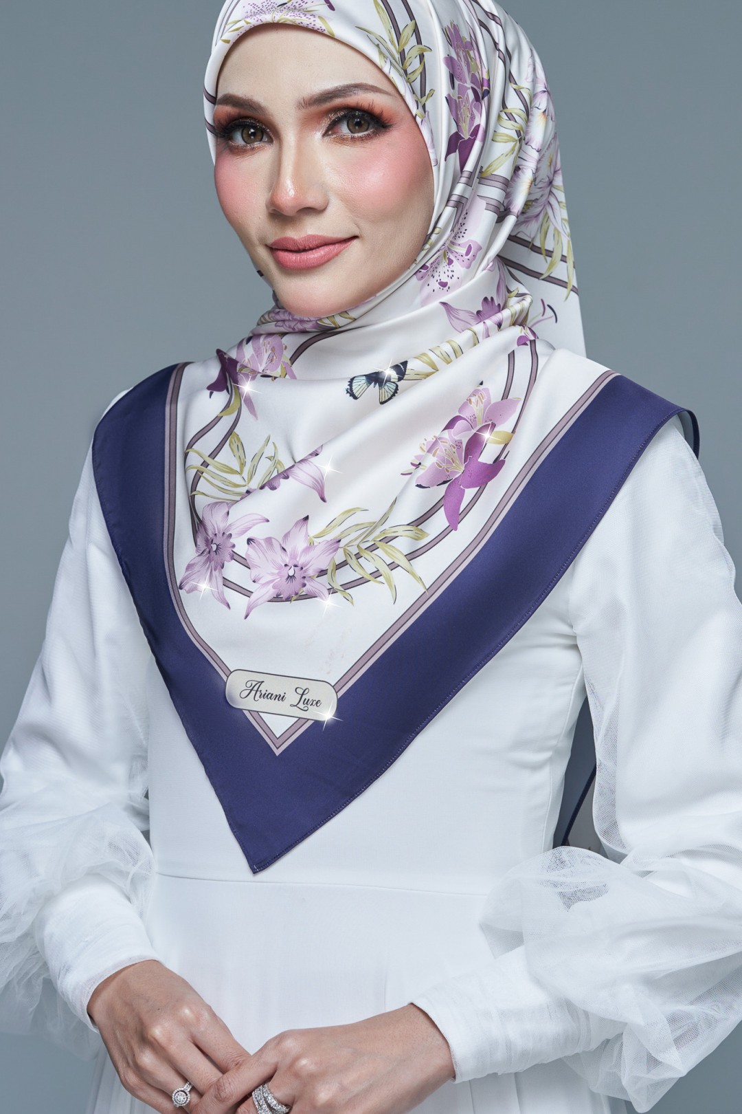 SQUARE SILVIA PRINTED DIAMOND 279