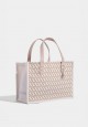 ICONIC MONO TOTE BAG IN VANILLA CREAM