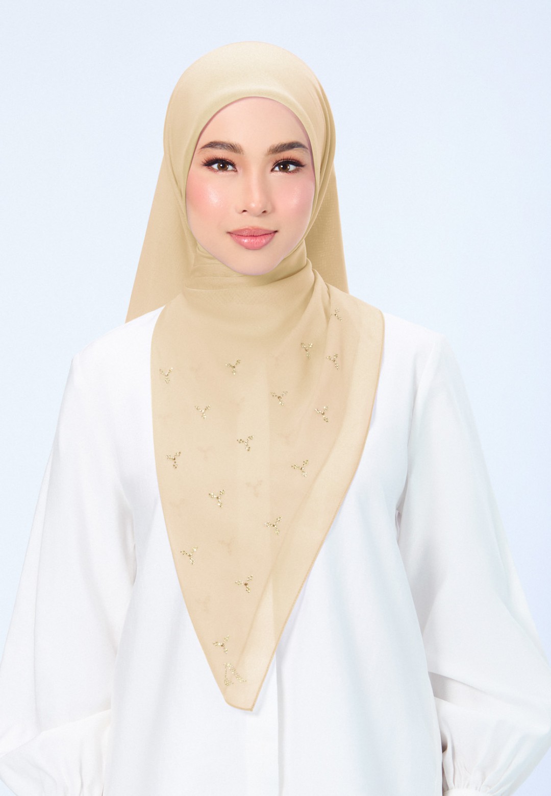 SQ CRYSTALLIQUE VOILE PLAIN DIAMOND