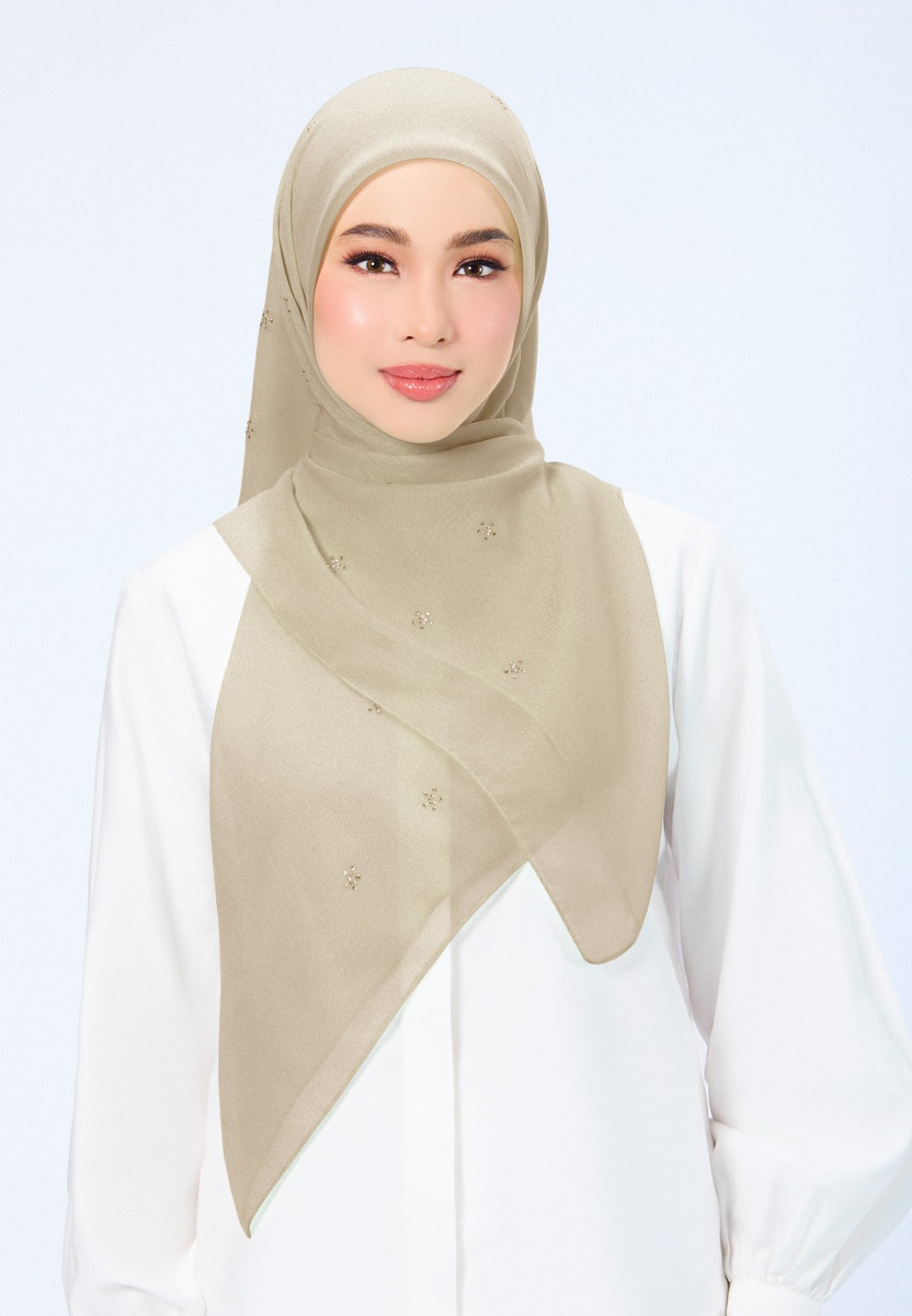 SQ FLORELLIS VOILE PLAIN DIAMOND