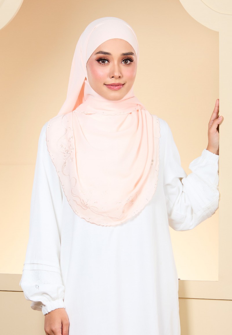 SHAWL JUITA PLAIN EMBROIDERY