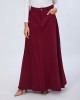 WHIMSY SKIRT IN MAROON