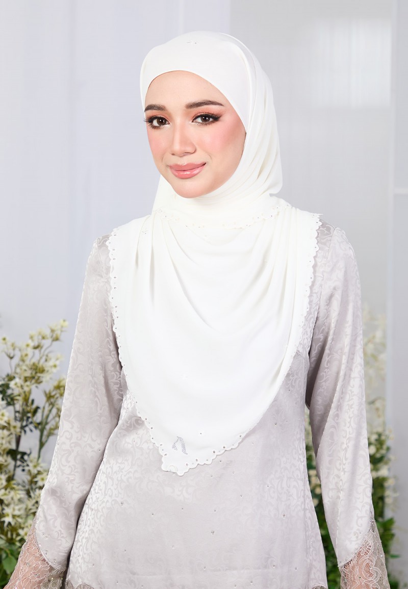 SHAWL ZARRA PLAIN EMBROIDERY
