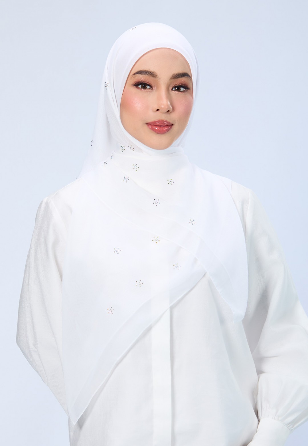 SQ FLORELLIS VOILE PLAIN DIAMOND