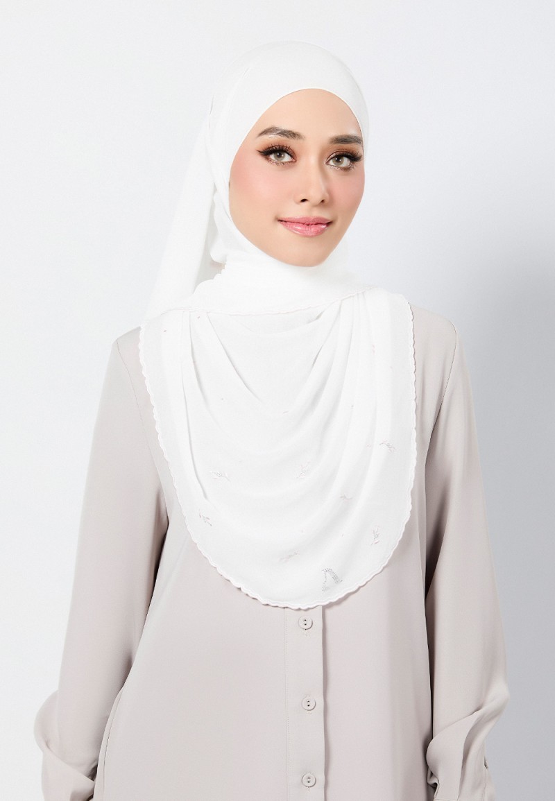SHAWL ADORA PLAIN EMBROIDERY