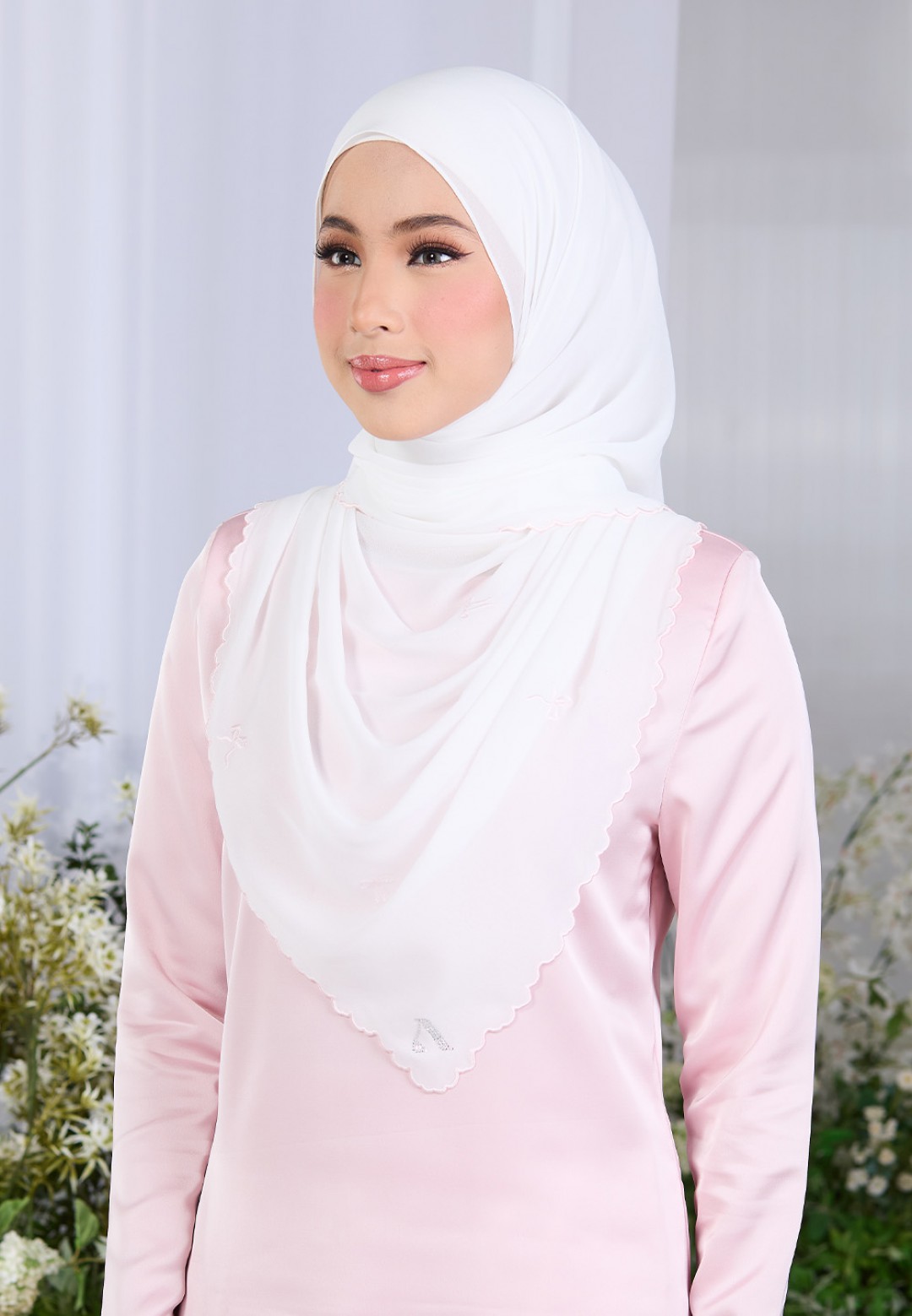 SHAWL ROXY PLAIN EMBROIDERY