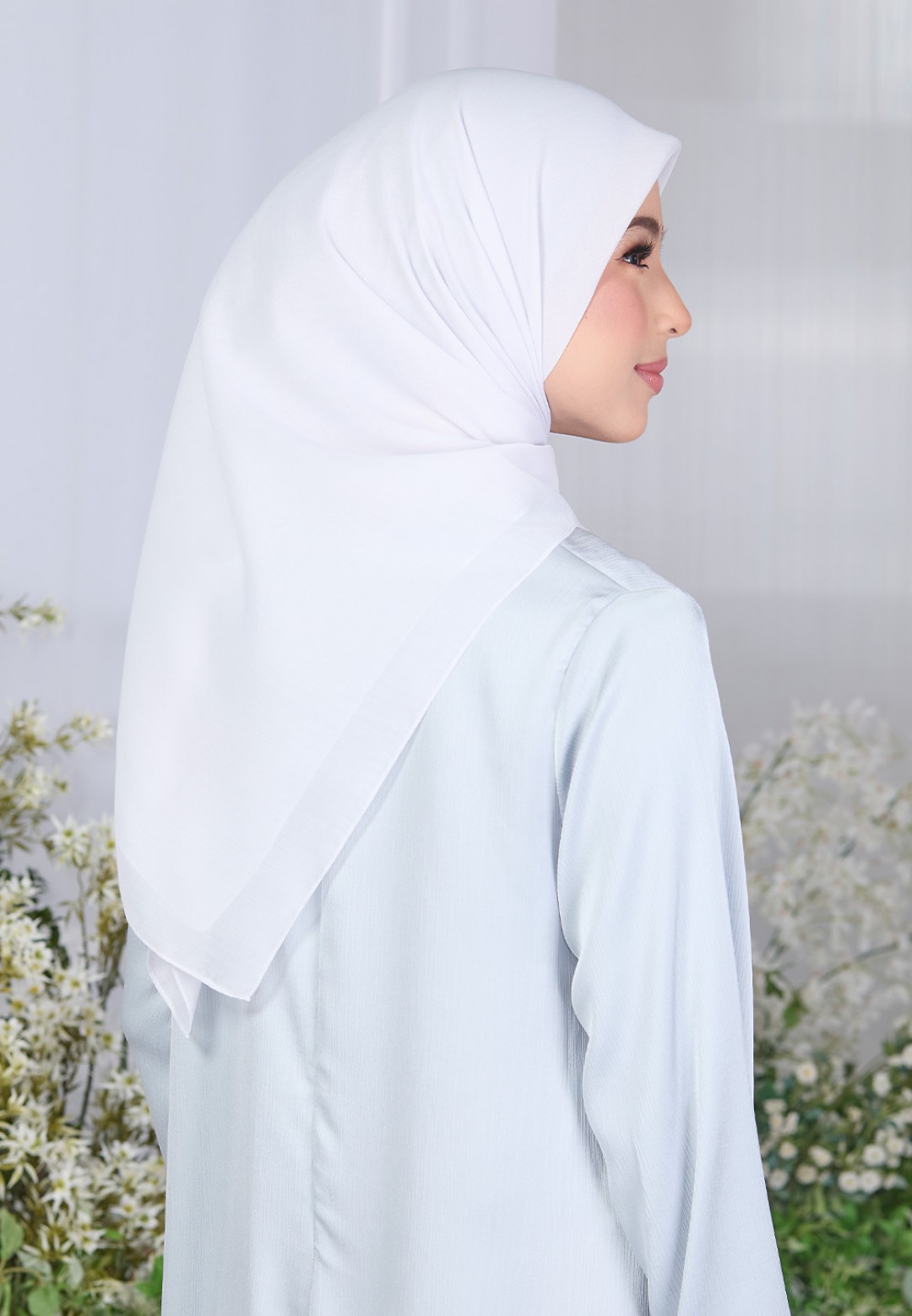 SQ PETALISCENT VOILE PLAIN DIAMOND