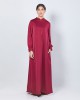 LATIFA JUBAH IN WINE RED