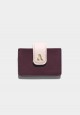 MELODY CARD HOLDER IN WINE RED