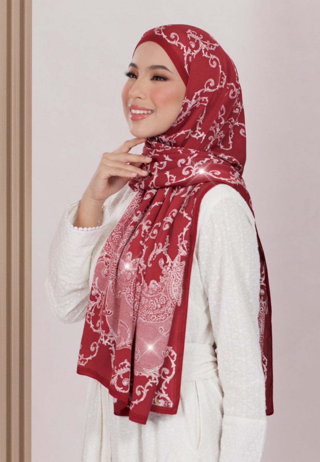 SHAWL 298 INES PRINTED DIAMOND