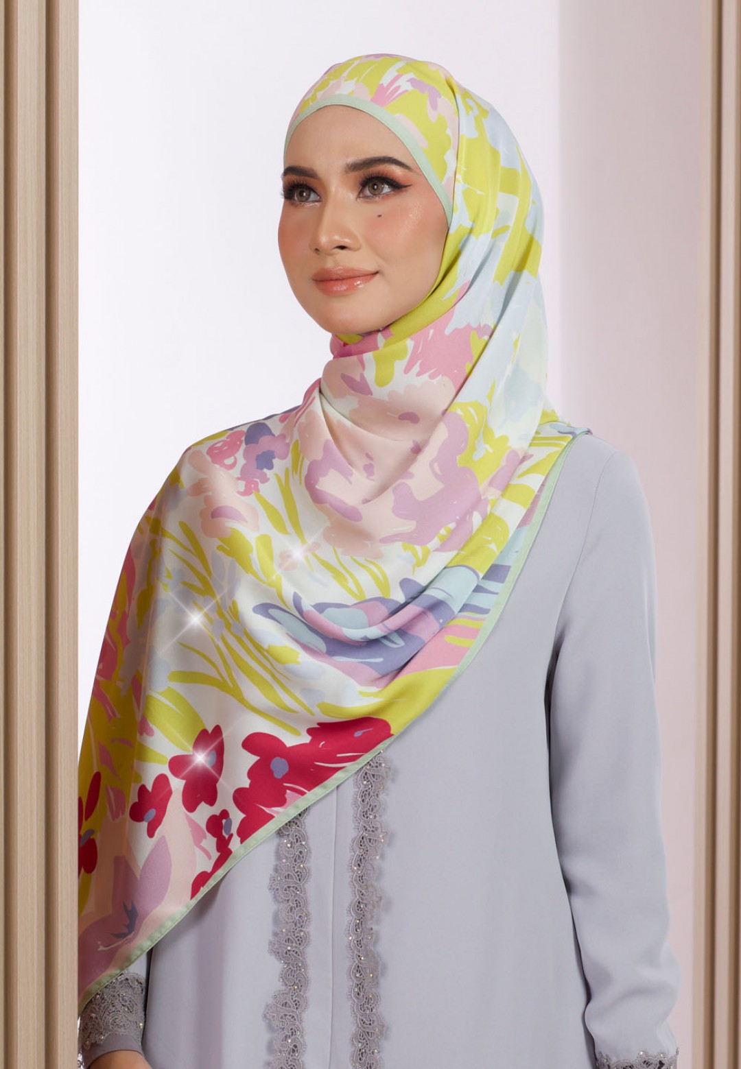 SHAWL 298 ASMA PRINTED DIAMOND