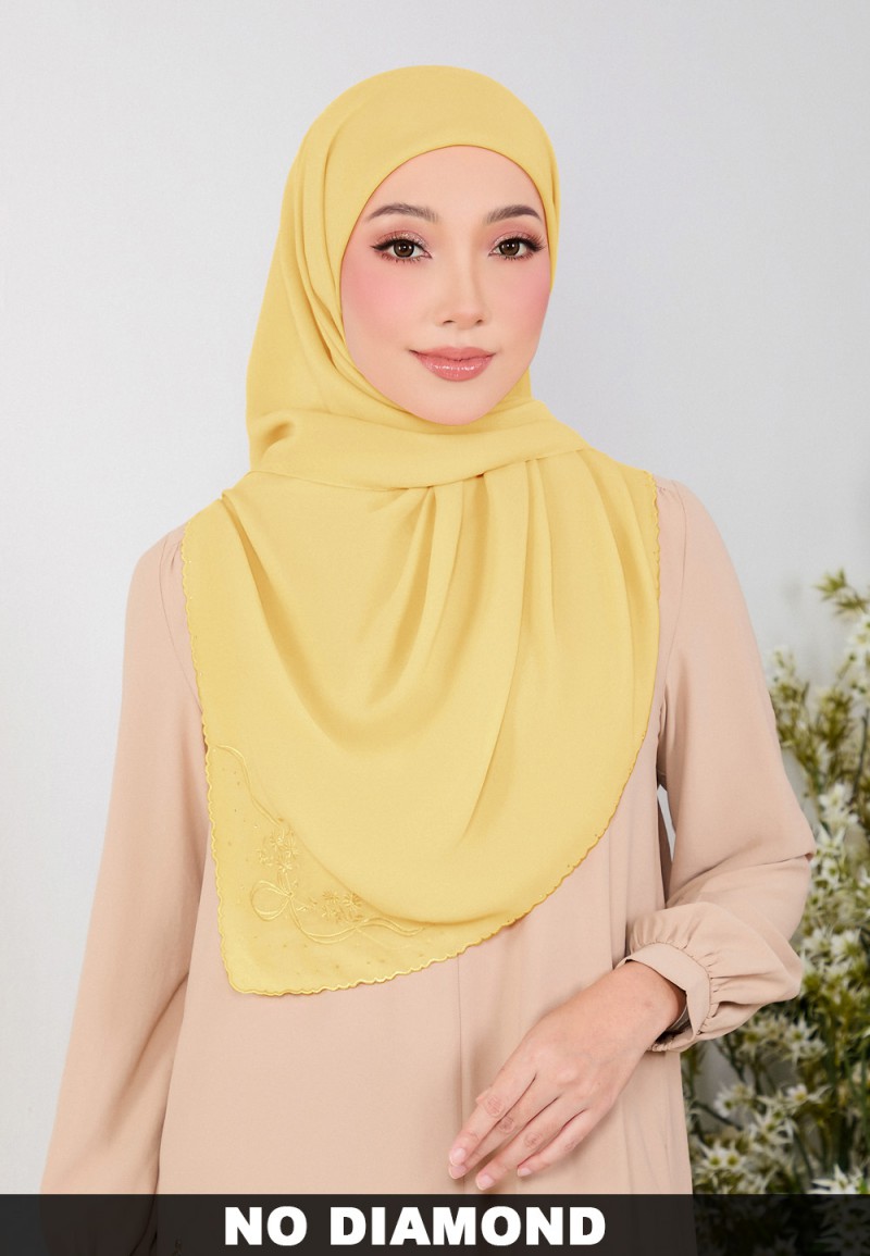 SQ FLUERITH PLAIN EMBROIDERY