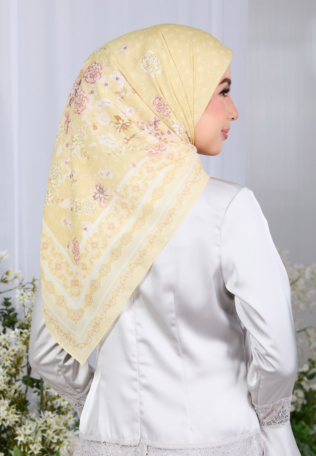 SQ LAVENDREAM VOILE PRINTED
