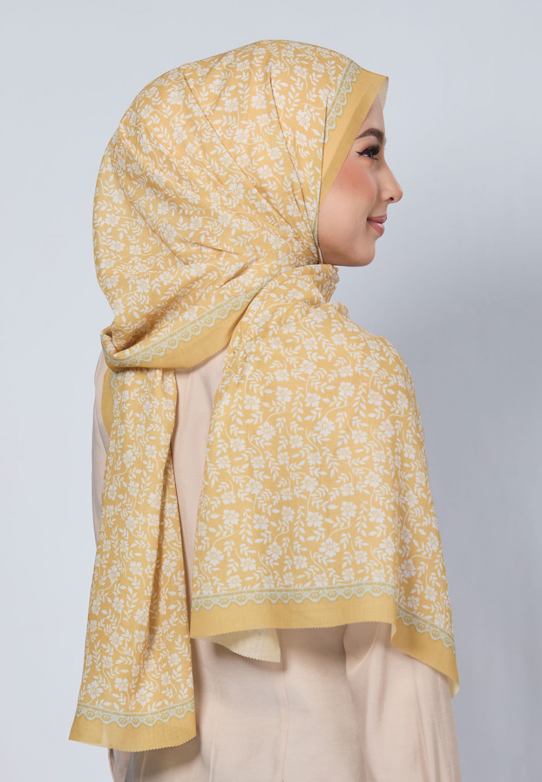 SHAWL DALIA VOILE LASERCUT