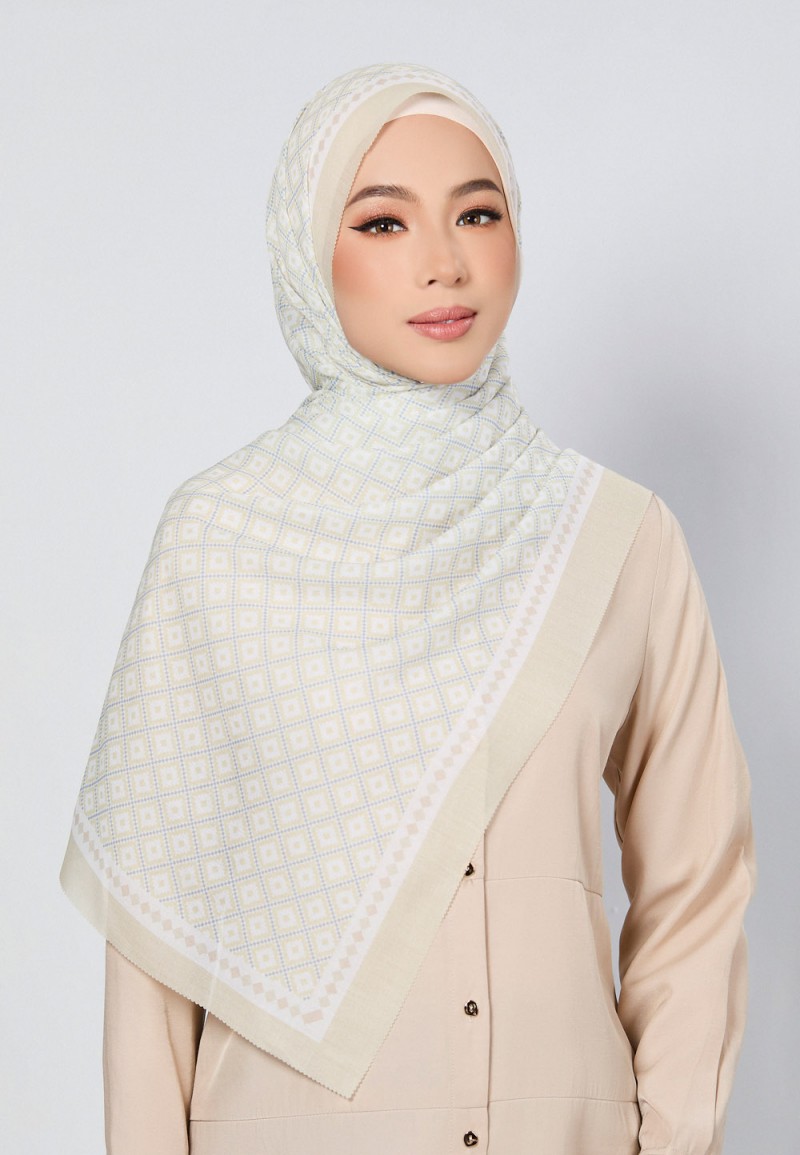 SHAWL CAMIA VOILE LASERCUT