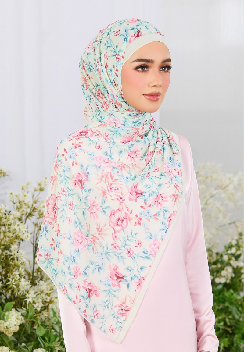 SHAWL BLOOMLET PRINTED