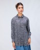 ZOELIE BLOUSE IN BLACK TUXEDO
