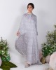 ZUHRIYA JUBAH IN LIGHT GREY
