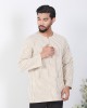 KURTA GHAZI NEW (CHECKERED) IN OLIVE GREEN