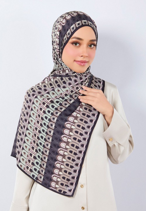 SHAWL A MONO PRINTED