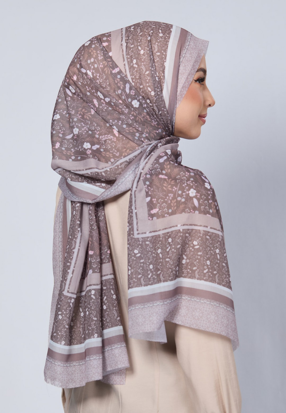 SHAWL LUNARIA VOILE LASERCUT