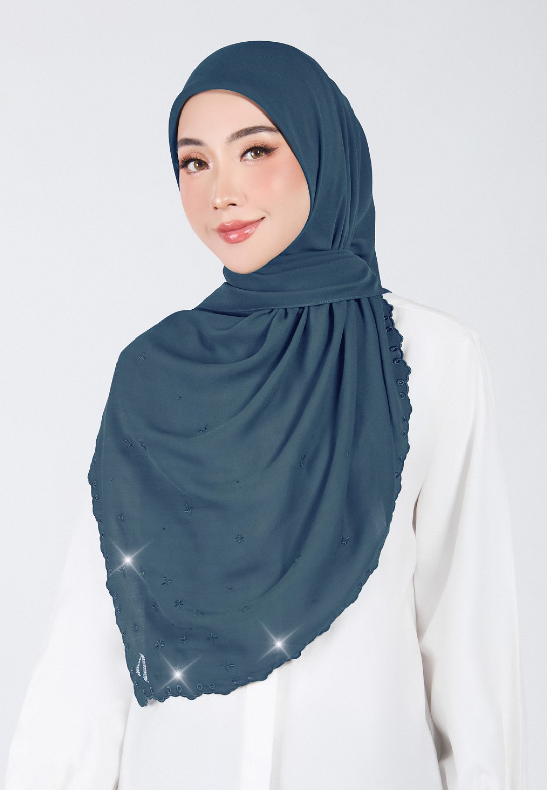 SQ ELYROSE PLAIN EMBROIDERY DIAMOND