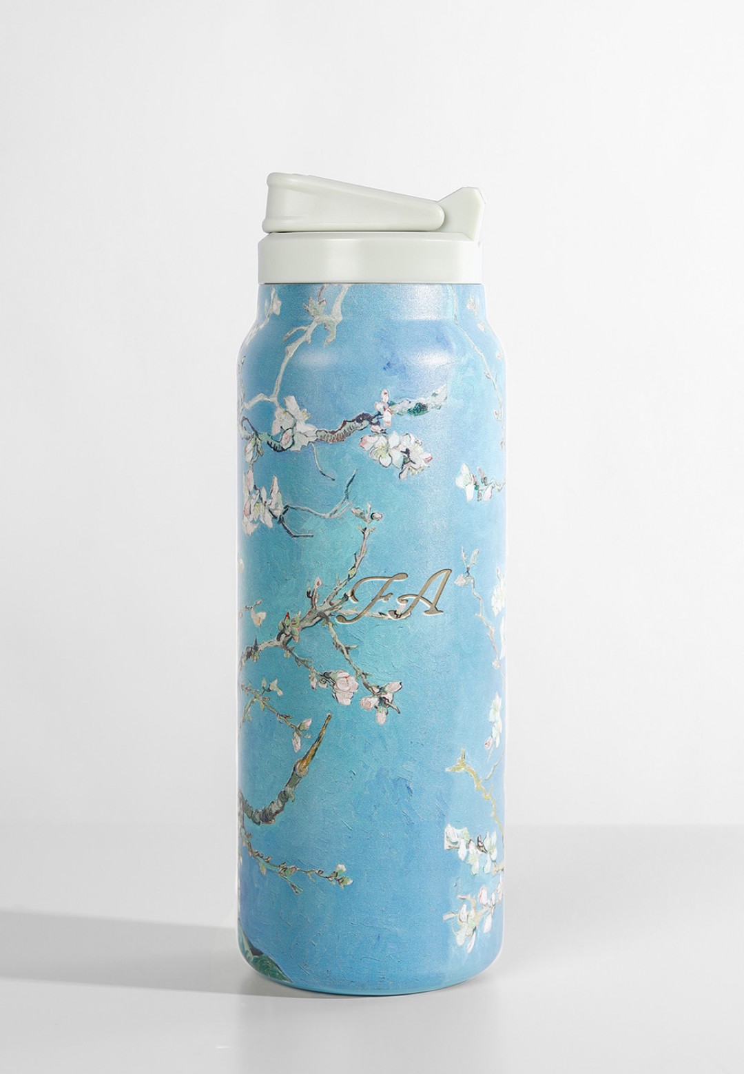 PEONIES WATER BOTTLE (VGM) WITH PERSONALISATION