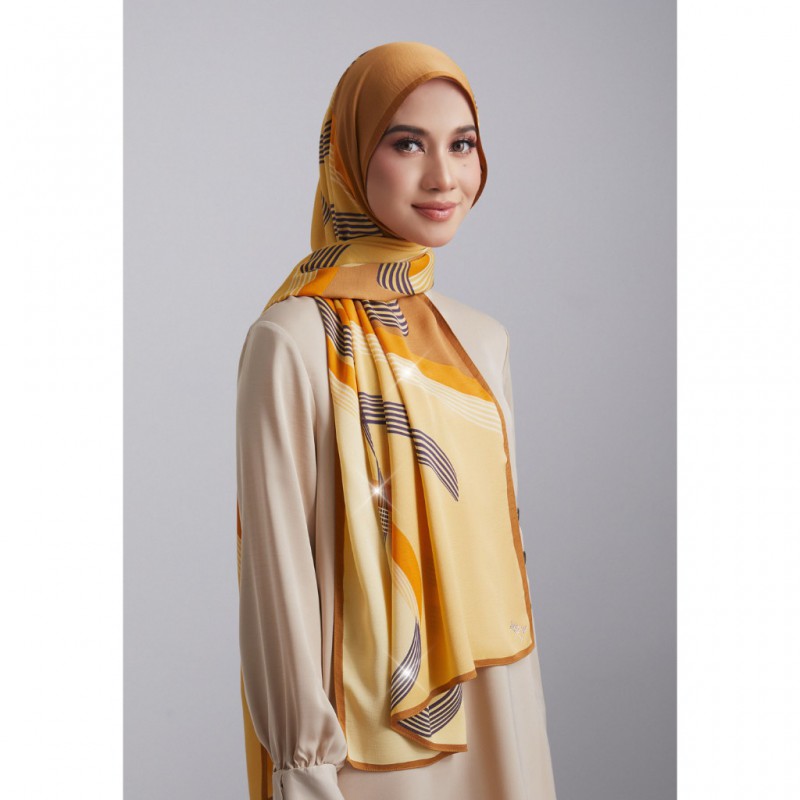 SHAWL 289 LA LIGNE PRINTED (DIAMOND)