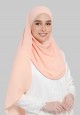 NEQAH SHAWL BRIDAL IN PEACH