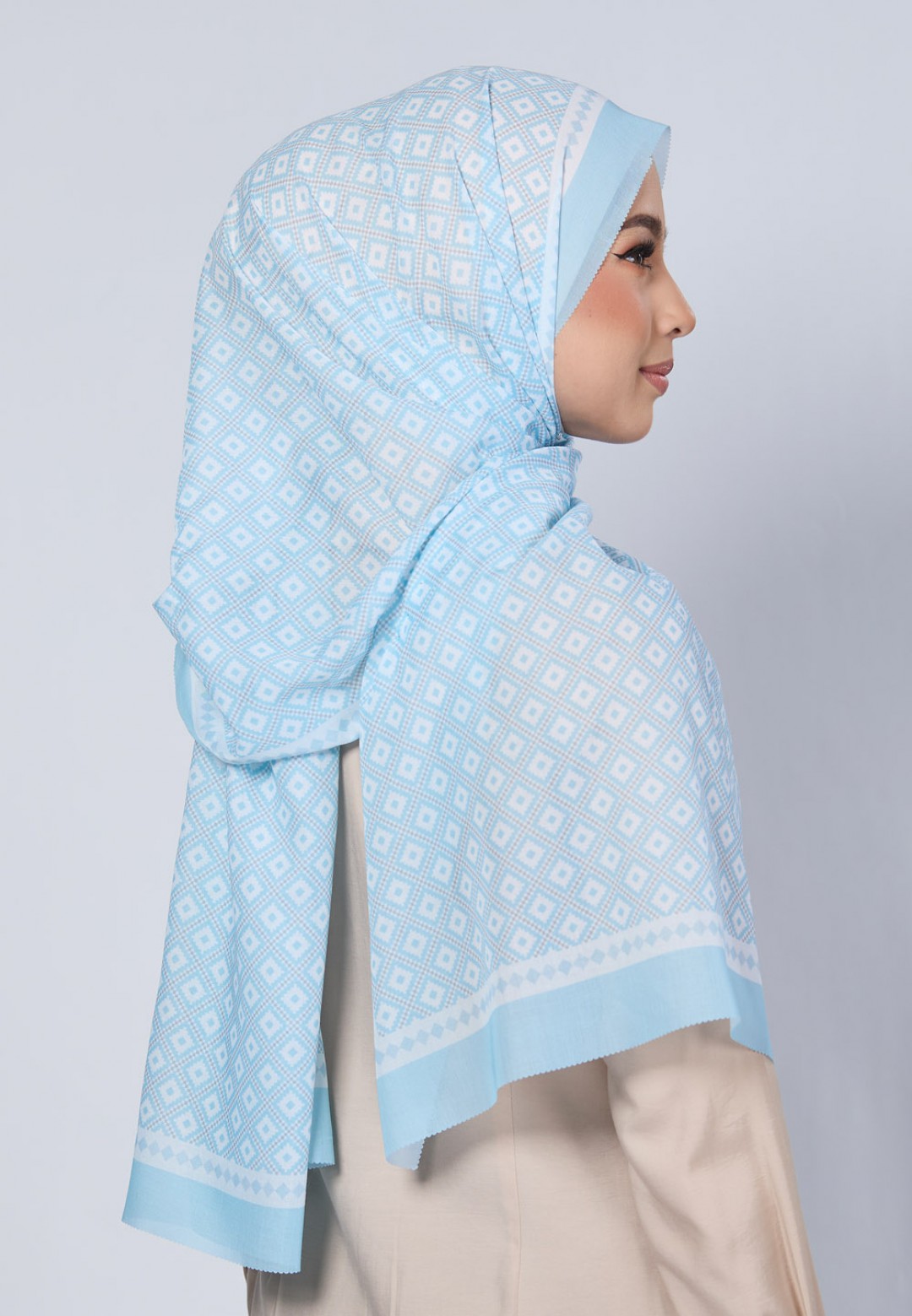 SHAWL CAMIA VOILE LASERCUT