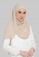 NEQAH SHAWL BRIDAL IN TAN