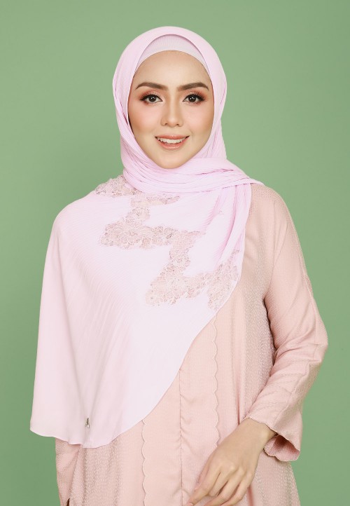 SHAWL PRETTY PLEATS LACE DIAMOND 298