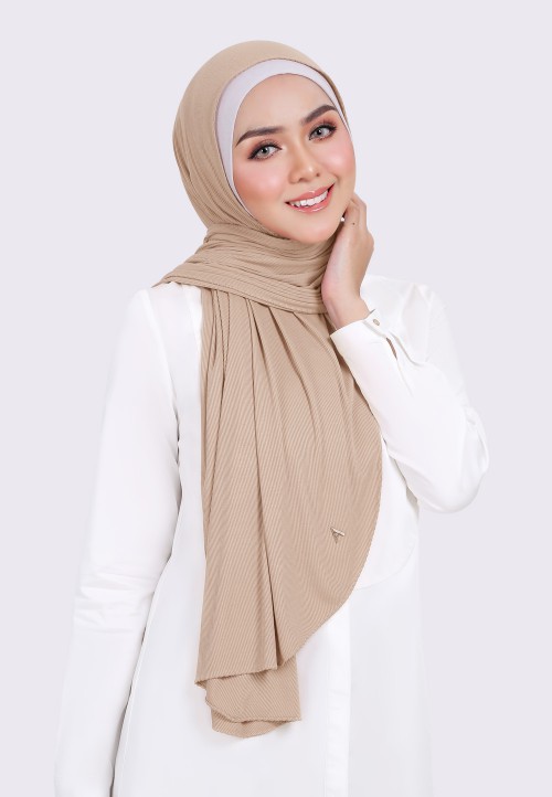 SHAWL RIB KNITTED JERSEY COTTON 129