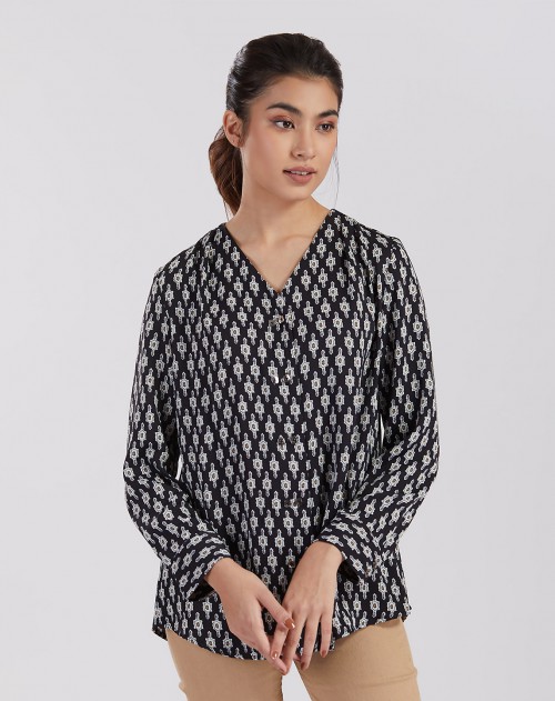 FAIHA PRINTED BLOUSE