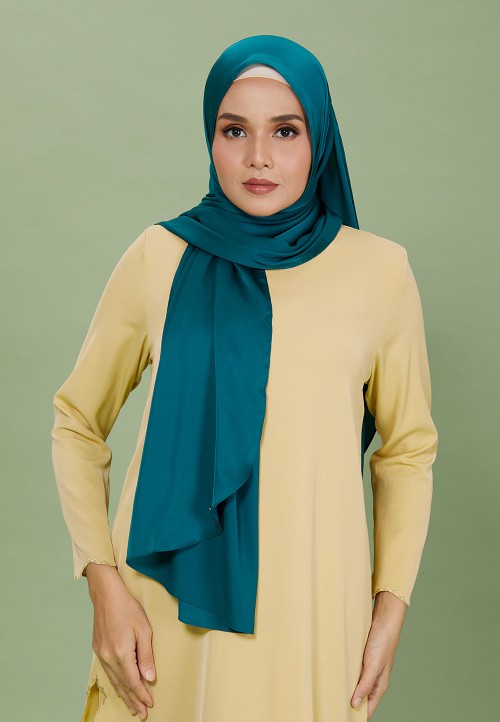 SHAWL SILKY SATIN PLAIN 129