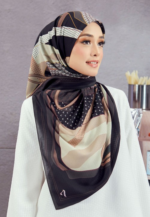 IKAT TEPI VOILE SQUARE SCARF