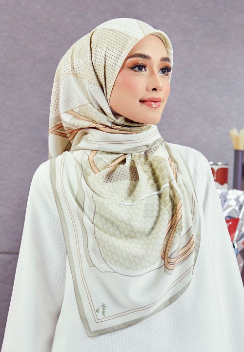 IKAT TEPI VOILE SQUARE SCARF