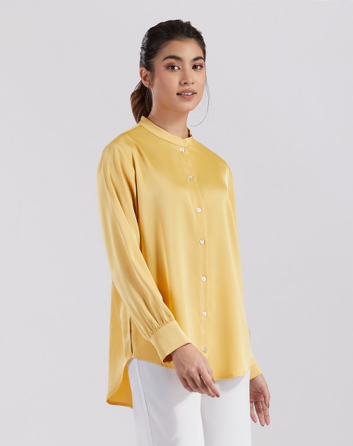 MAISY SATIN BLOUSE