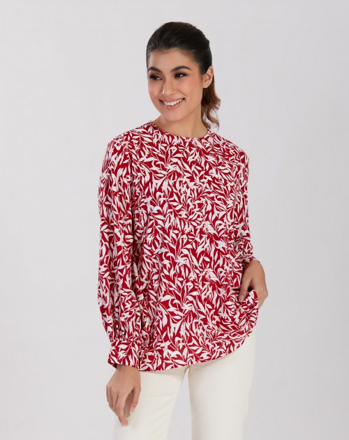 NOMI PRINTED BLOUSE