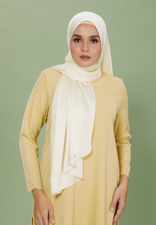SHAWL SILKY SATIN PLAIN 129