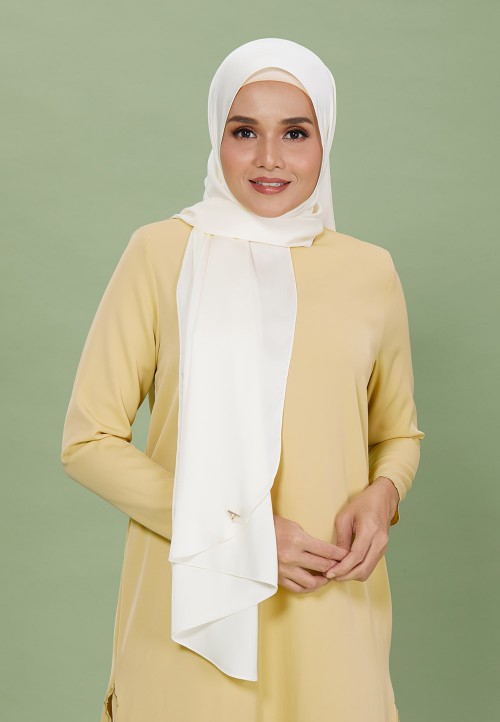 SHAWL SILKY SATIN PLAIN 129