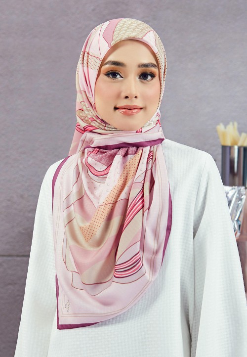 IKAT TEPI VOILE SQUARE SCARF
