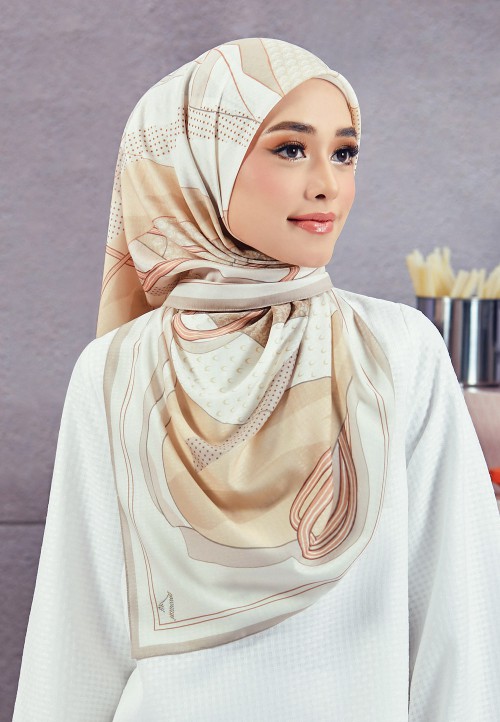 IKAT TEPI VOILE SQUARE SCARF
