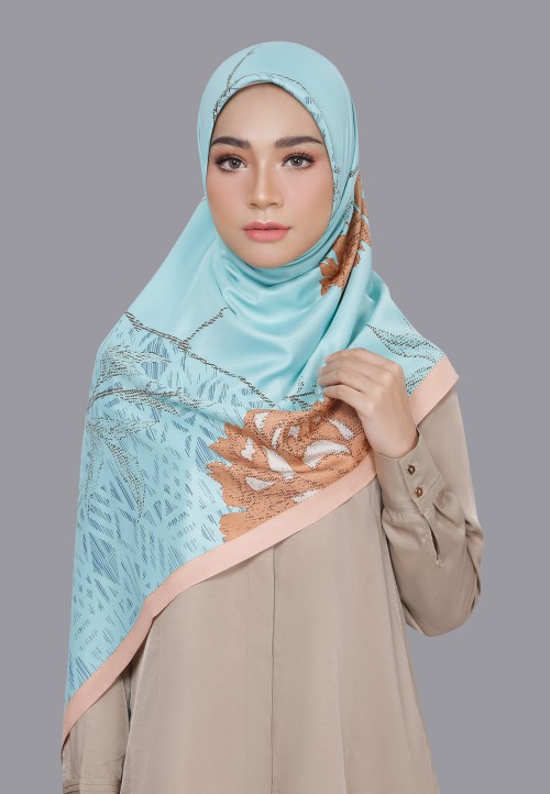 SQ GARDEN TRIBE TWILL PTD WITH FOIL 289