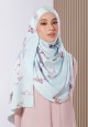 SHAWL DELAIRE IN LIGHT CYAN