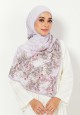 SHAWL FRANCISCA PRINTED IN THISTLE